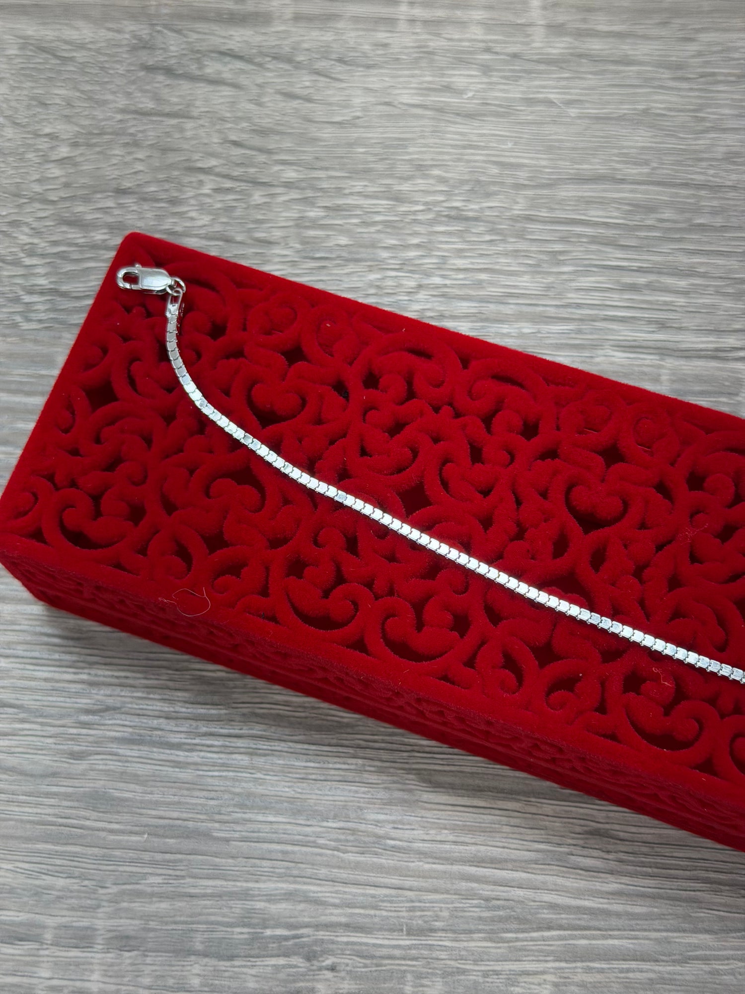 SILVER SINGLE ANKLET SA034