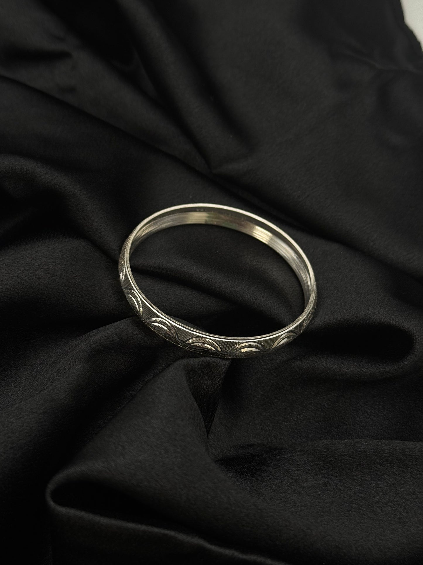 MENS SILVER KADDA SIZE 2.3  MK005