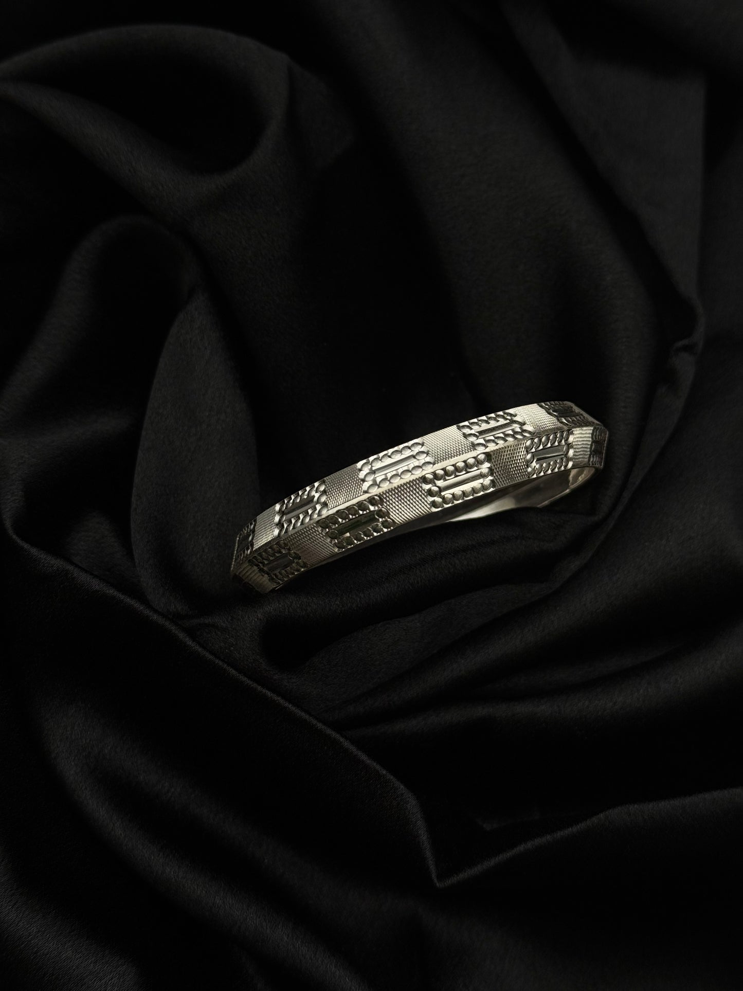 MENS SILVER KADDA SIZE 2.3 MK007