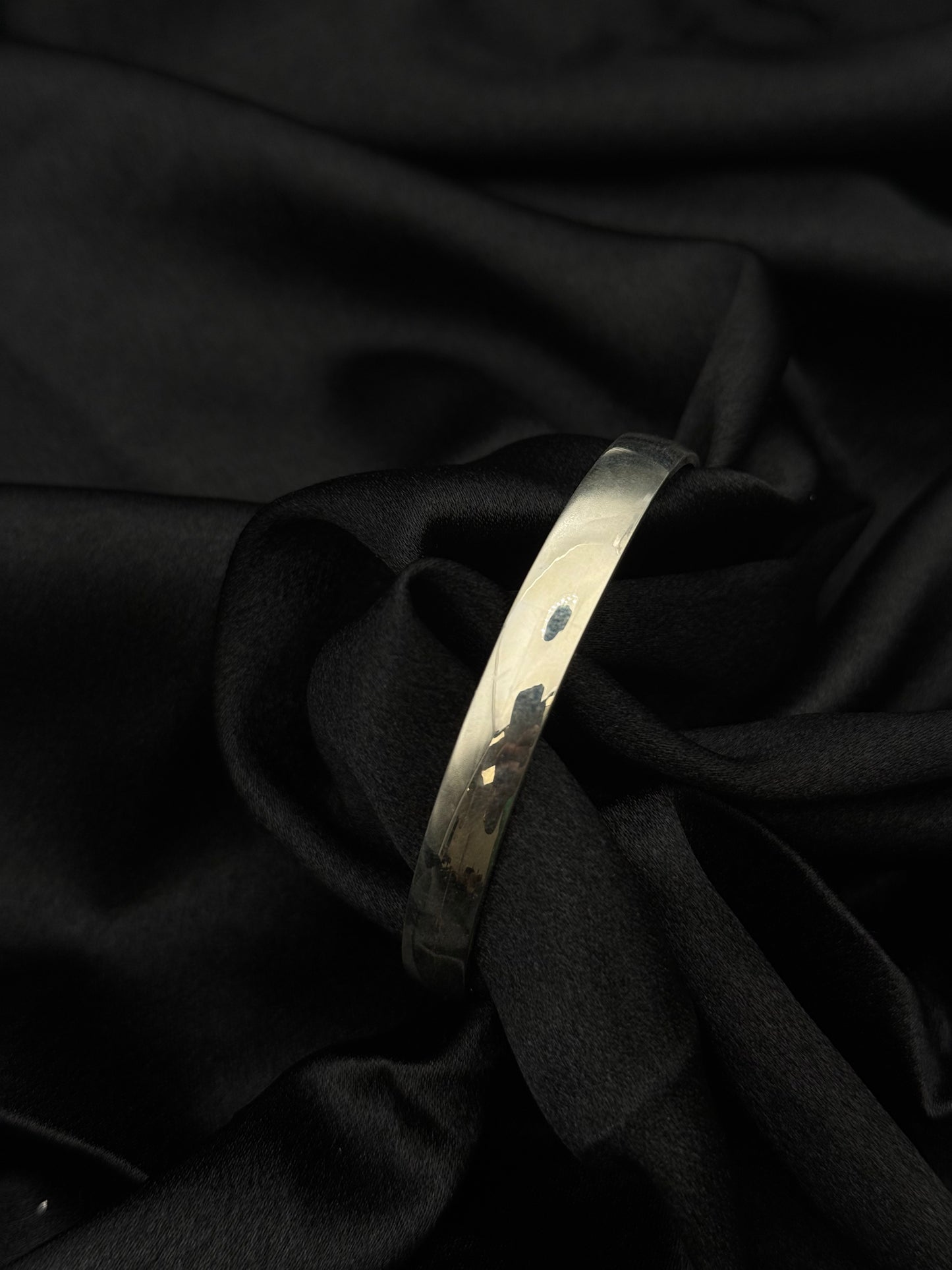 MENS SILVER KADDA SIZE 2.4 MK010