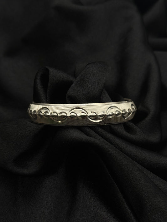 MENS SILVER KADDA SIZE 2.4 MK014