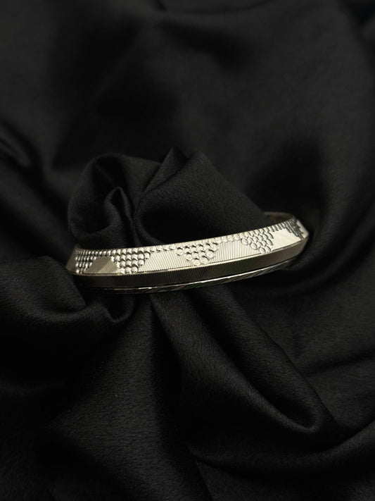 MENS SILVER KADDA SIZE 2.4 MK017