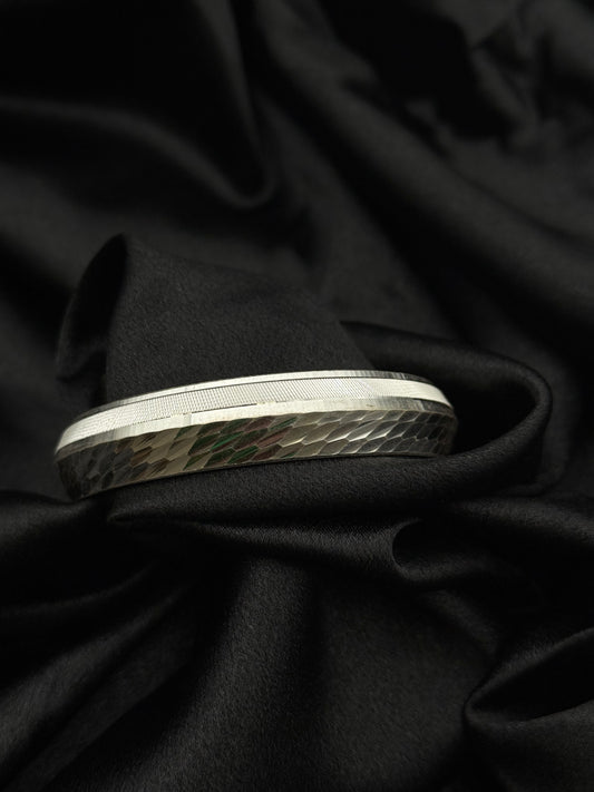 MENS SILVER KADDA SIZE 2.5 MK019