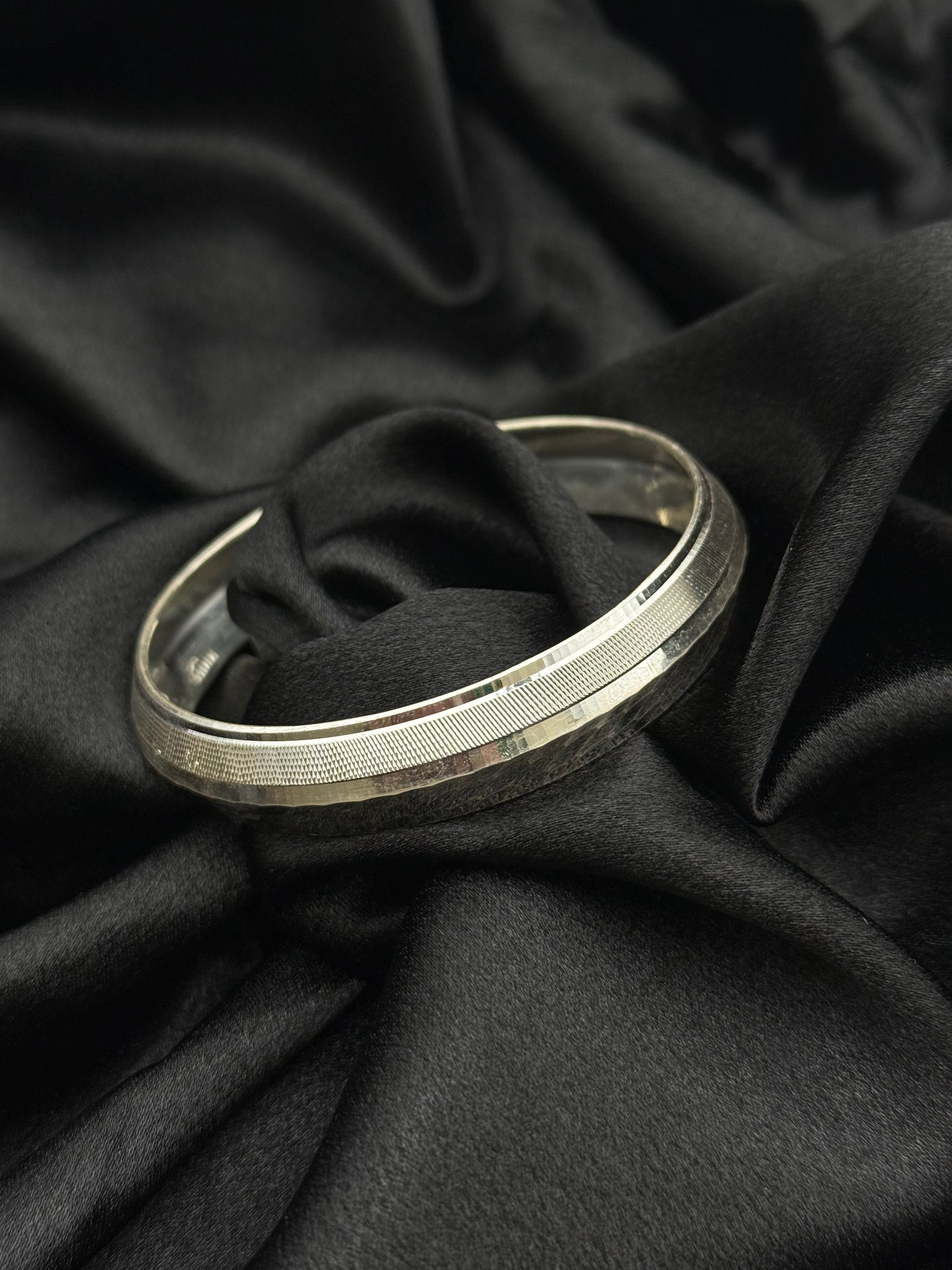 MENS SILVER KADDA SIZE 2.5 MK019