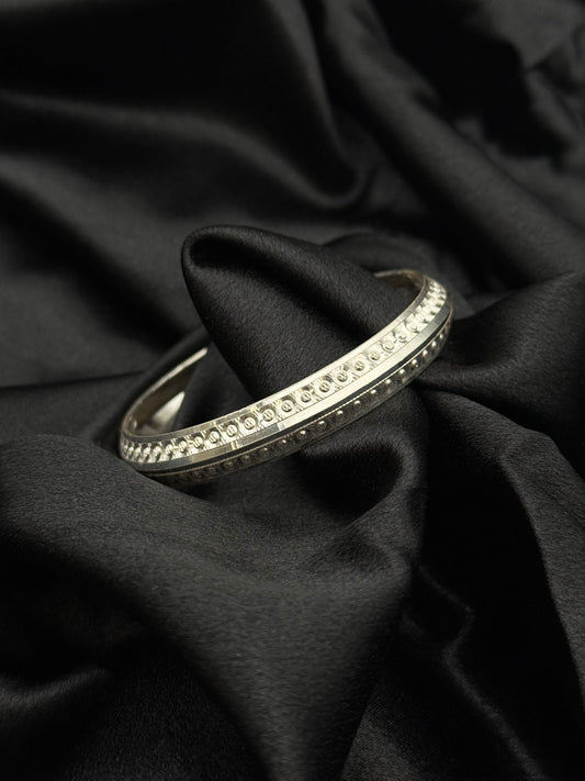 MENS SILVER KADDA SIZE 2.5 MK020