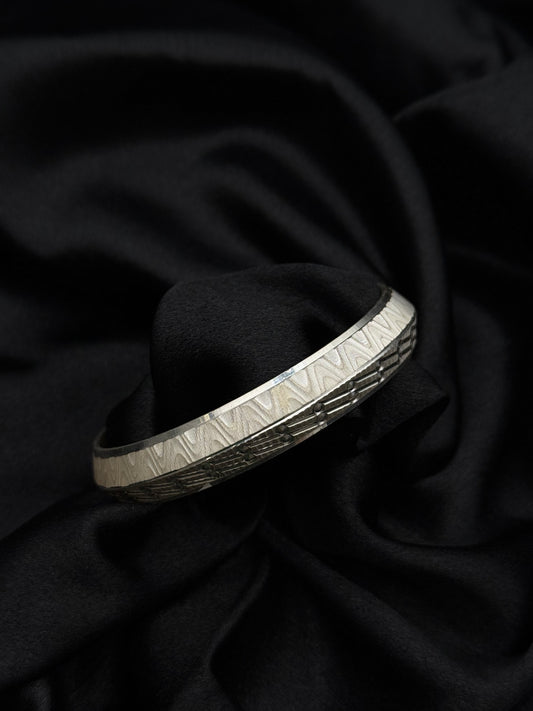MENS SILVER KADDA SIZE 2.5 MK023