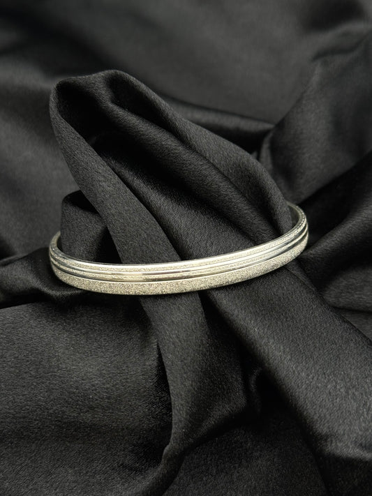 MENS SILVER KADDA SIZE 2.5 MK025