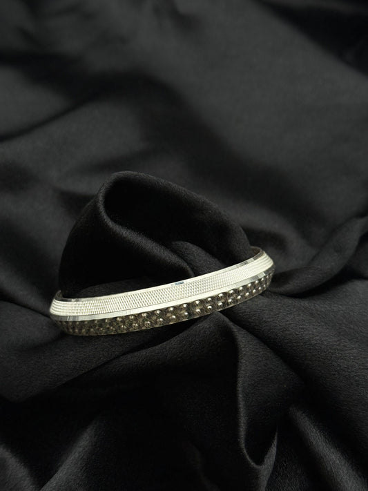 MENS SILVER KADDA SIZE 2.5 MK027