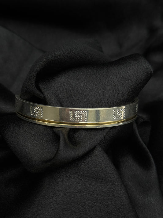 MENS SILVER KADDA SIZE 2.7 MK035