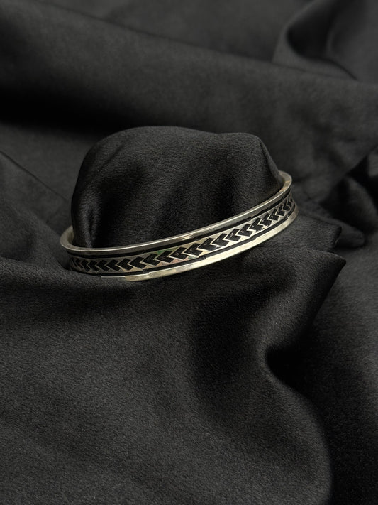 MENS SILVER KADDA SIZE 2.7 MK036