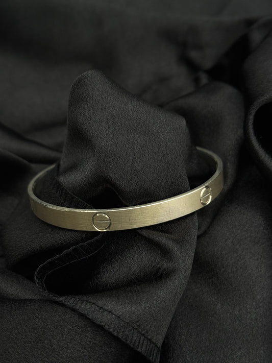 MENS SILVER KADDA SIZE 3 MK041