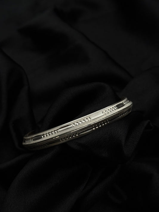 MENS SILVER KADDA SIZE 3 MK043
