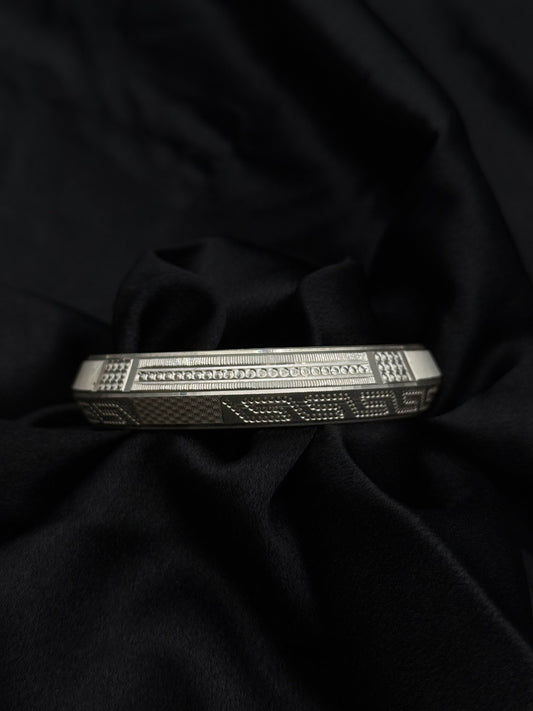 MENS SILVER KADDA SIZE 2.6 MK059