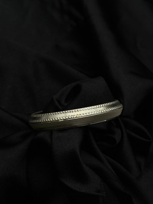 MENS SILVER KADDA SIZE 2.6 MK061