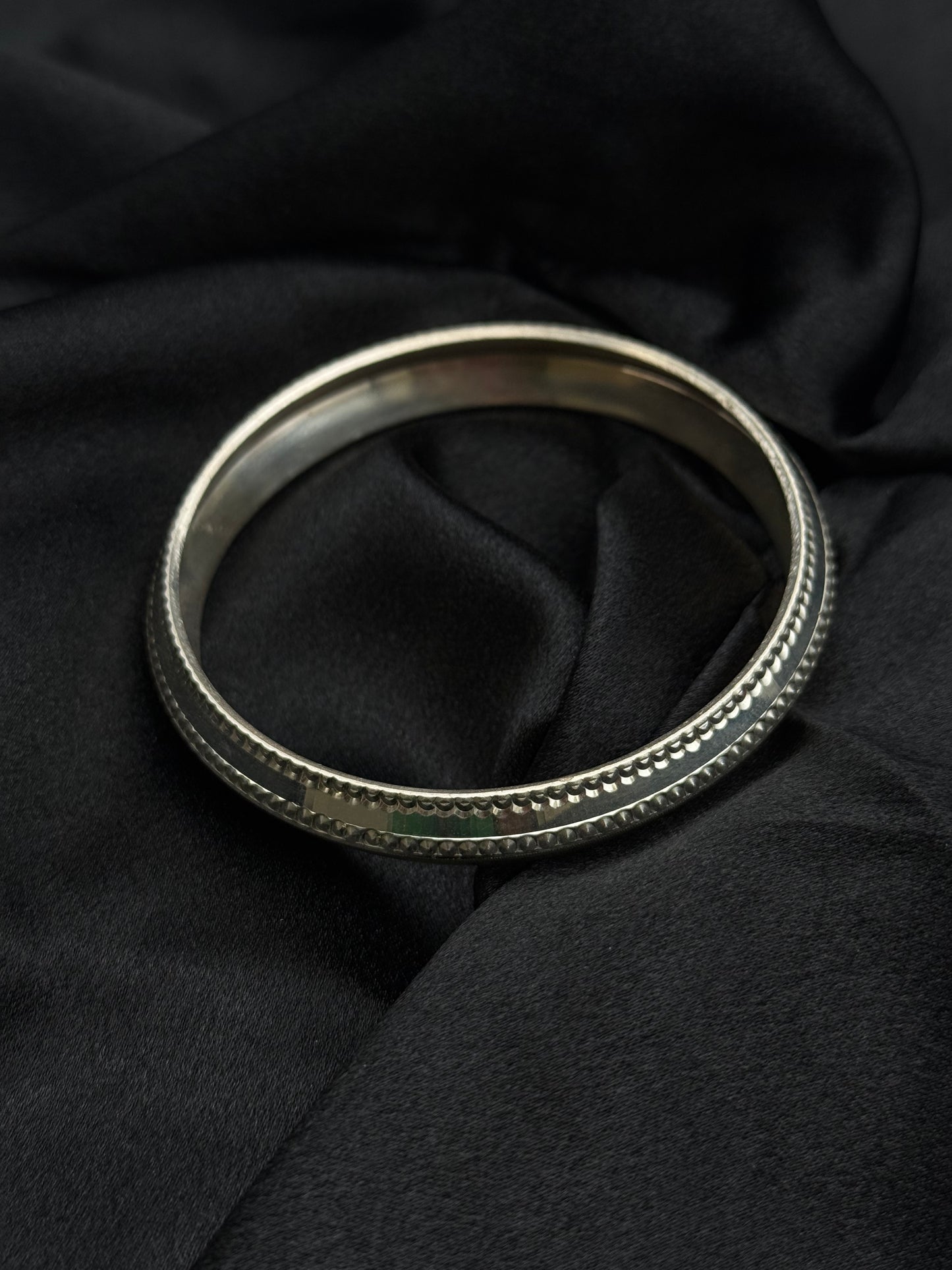 MENS SILVER KADDA SIZE 2.6 MK061