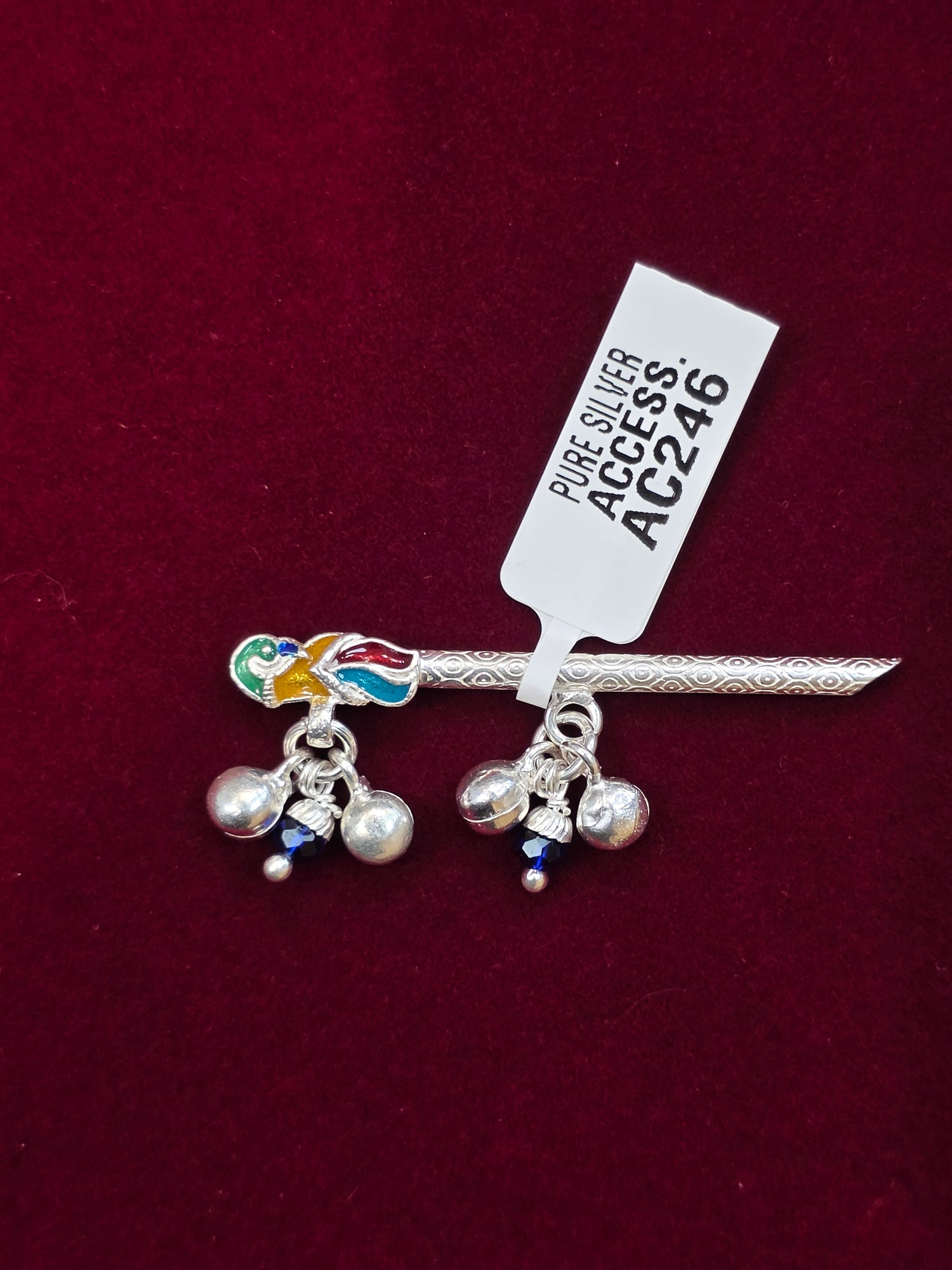 PURE SILVER LADDU GOPAL’S BANSURI AC246
