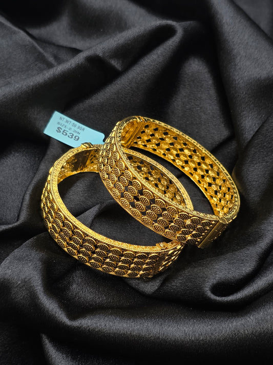 GOLD PLATED KANGAN SIZE 2.3 GPI006