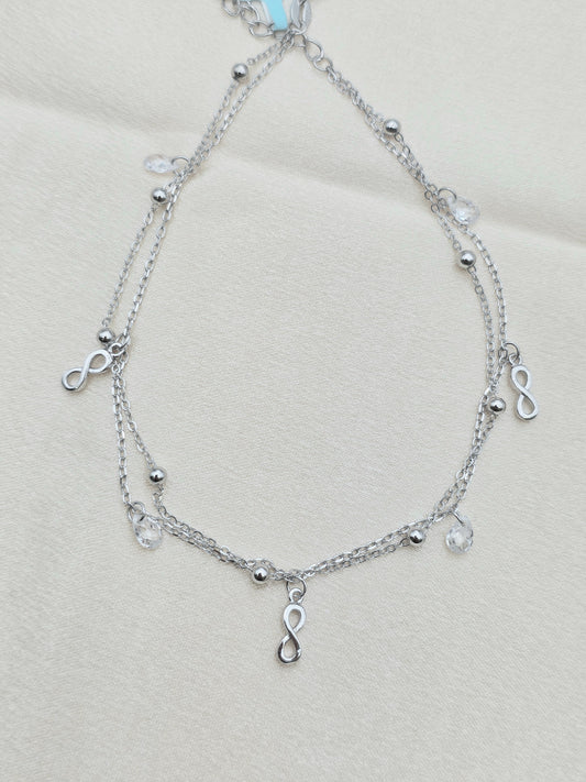 ITALIAN SILVER ANKLET SA038