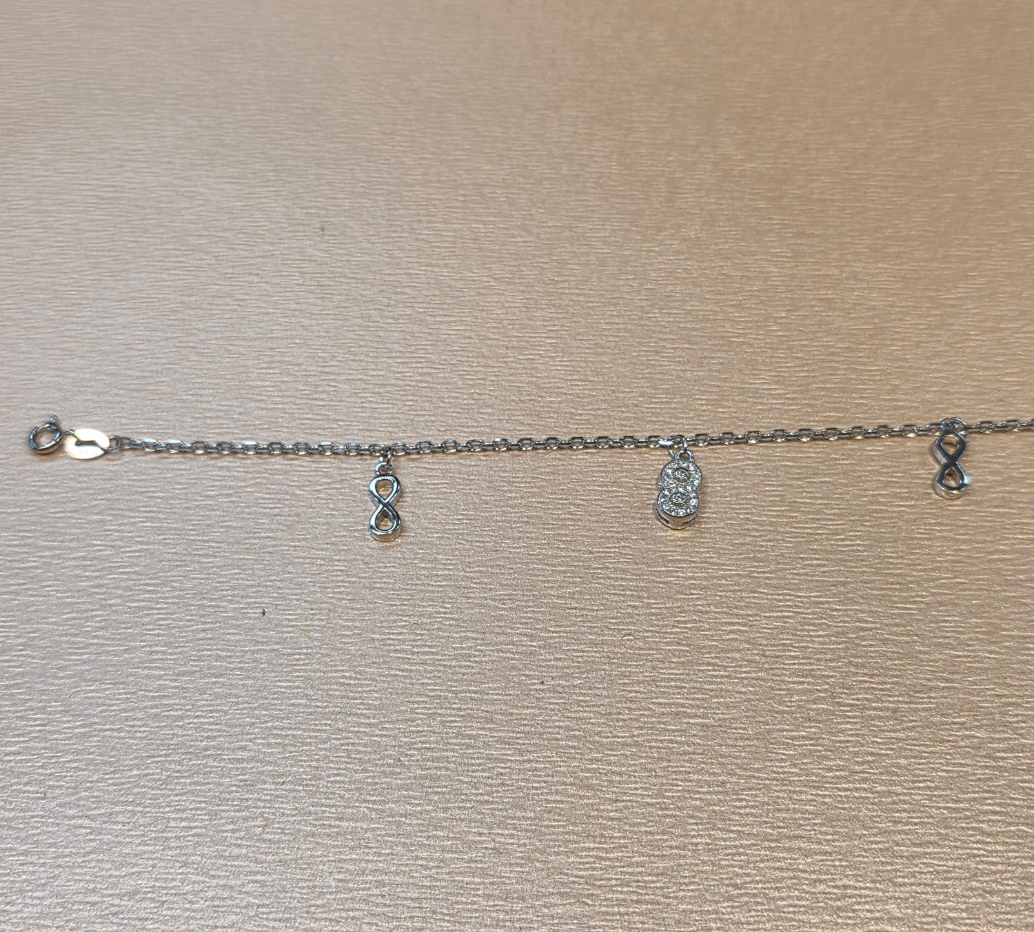 SILVER SINGLE ANKLET SA102