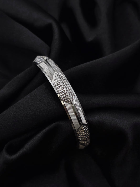 MENS SILVER KADDA SIZE 2.7 MK076