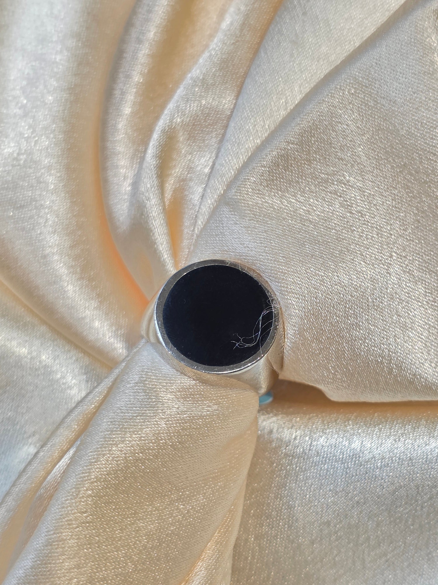 BOYS SILVER RING SIZE 8 BR003