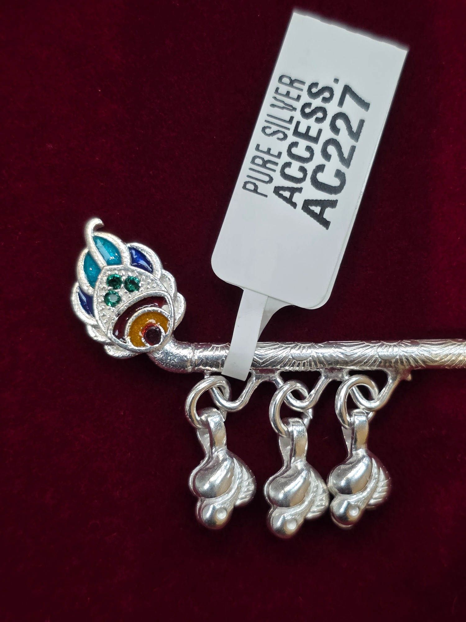 PURE SILVER LADDU GOPAL’S BANSURI AC227