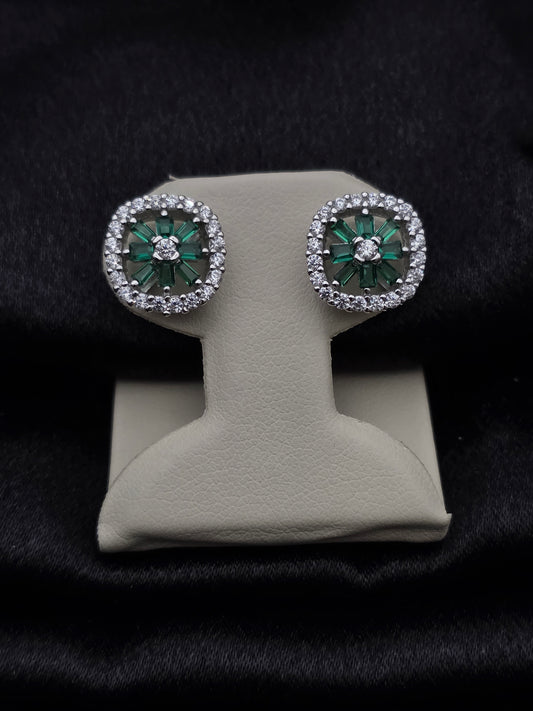 SILVER EAR STUDS GE596