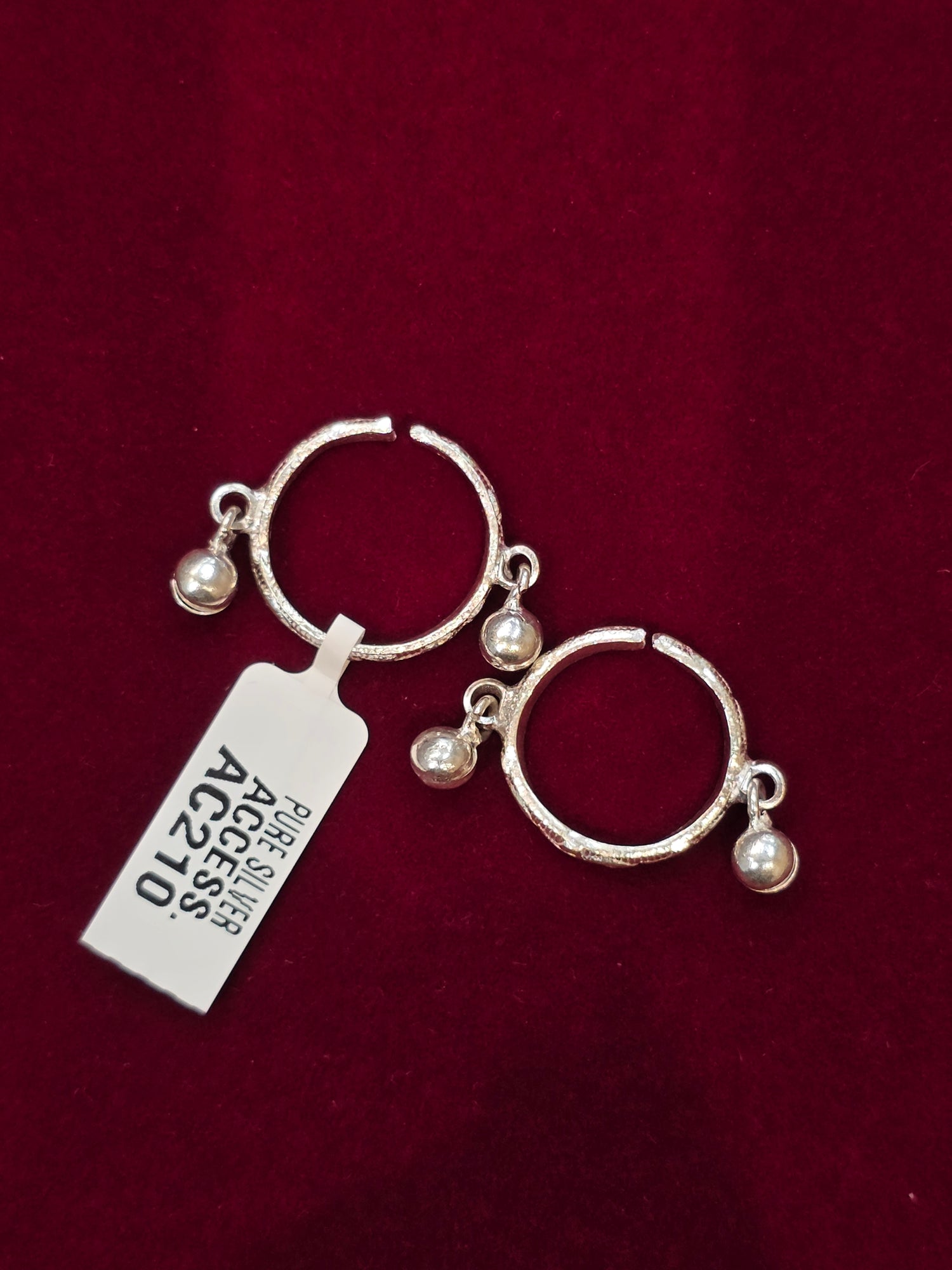 PURE SILVER LADDU GOPAL’S ANKLETS AC210