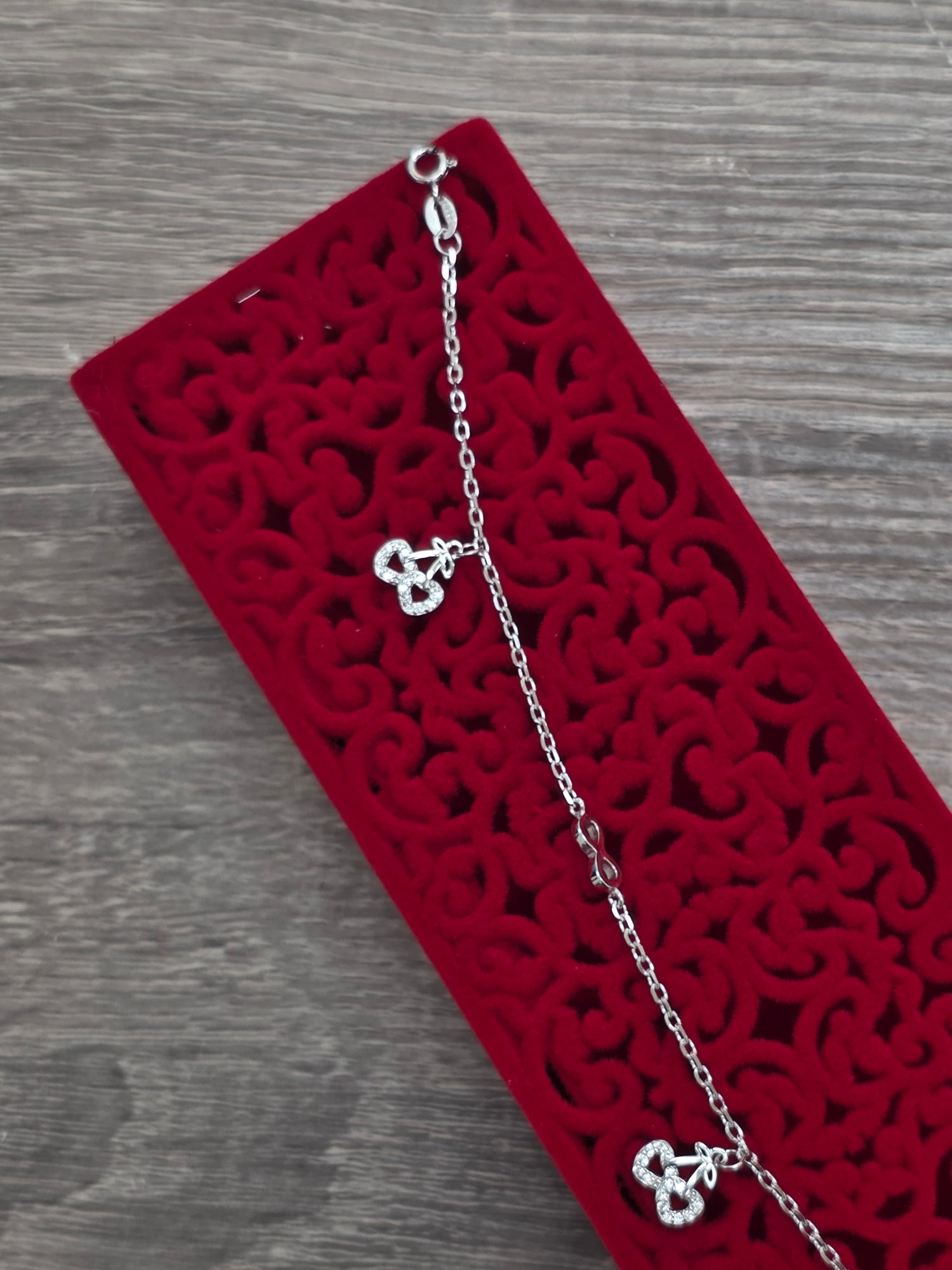 SILVER SINGLE ANKLET SA172