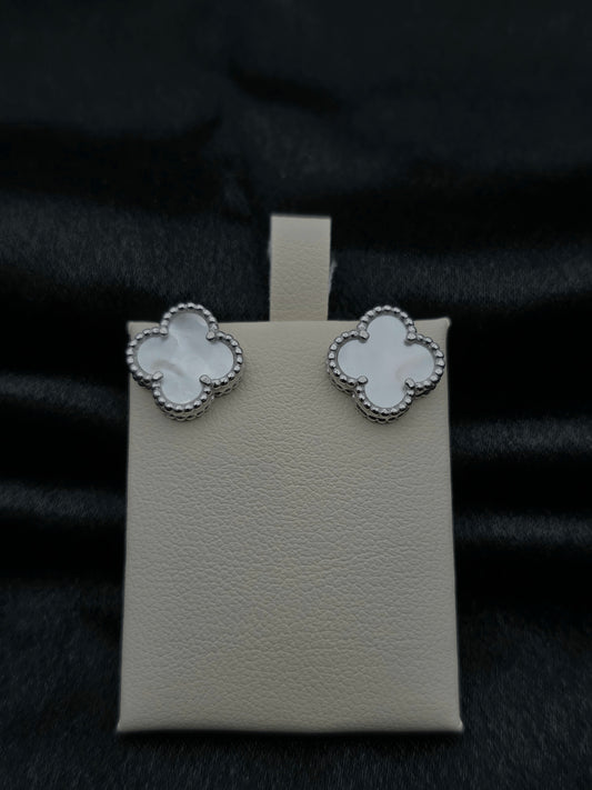 SILVER EAR STUDS GE316