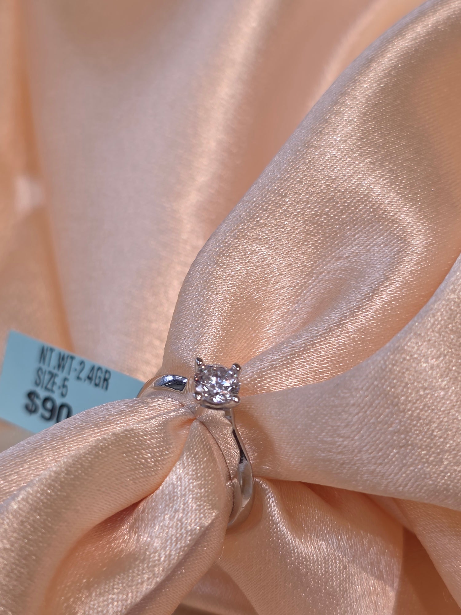 SILVER RING SIZE 5 GR498
