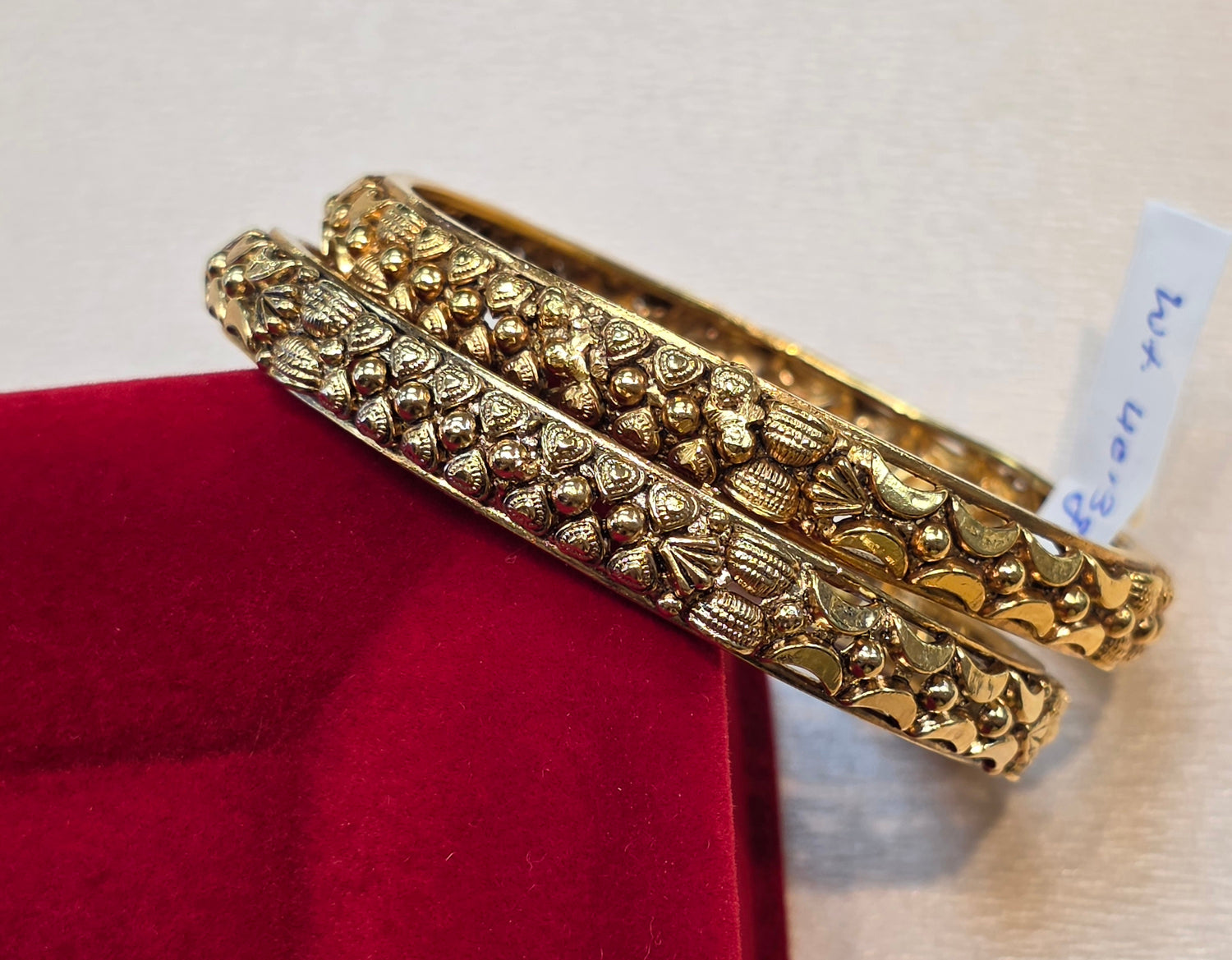 GOLD PLATED BANGLES SIZE 2.3 BG003