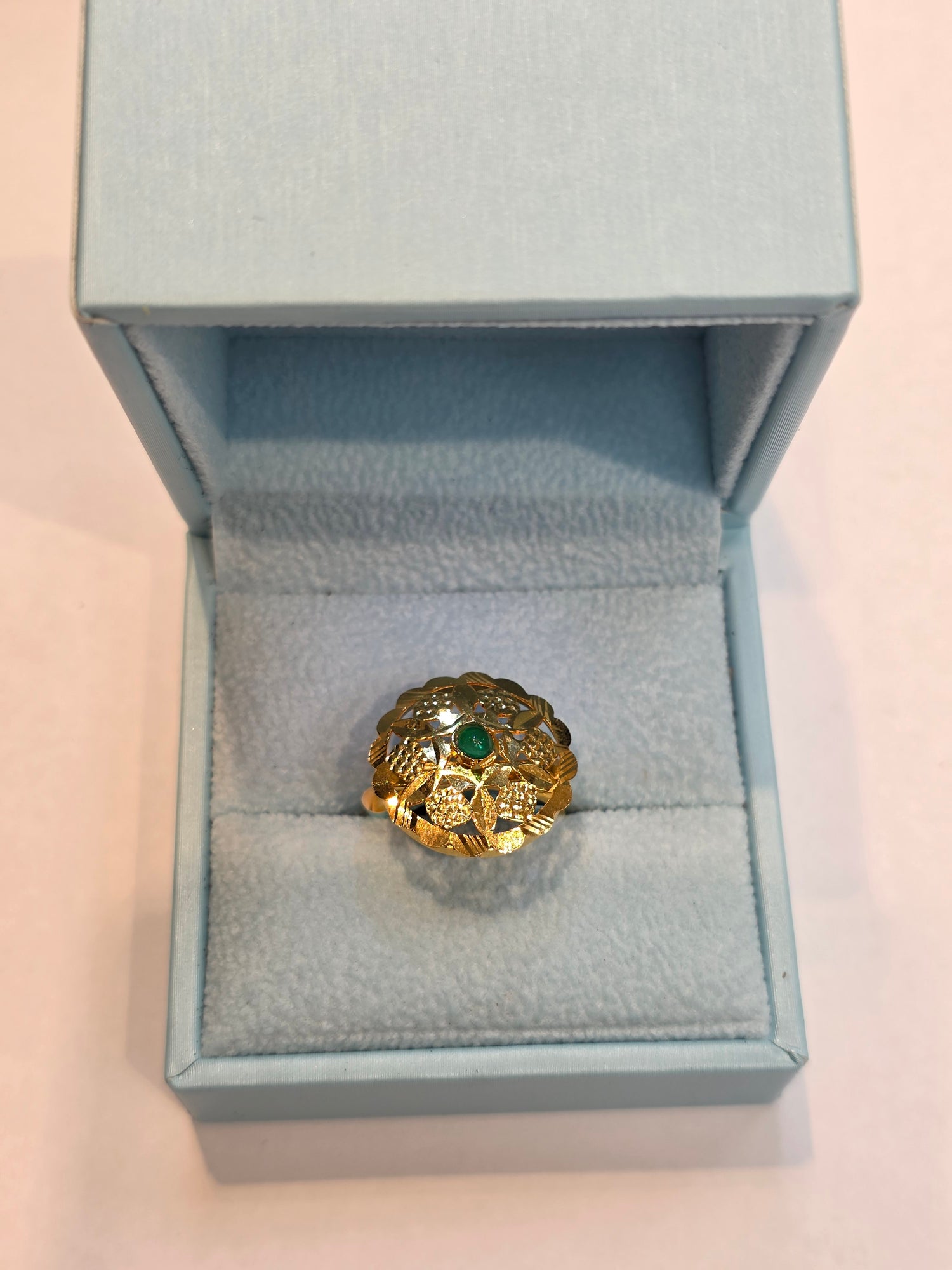 GOLD PLATED RING SIZE 7