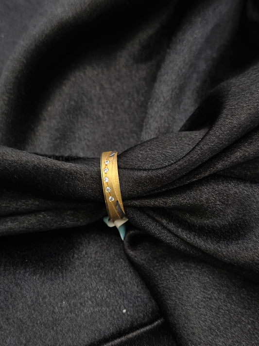GOLD PLATED BAND SIZE 7 GR468
