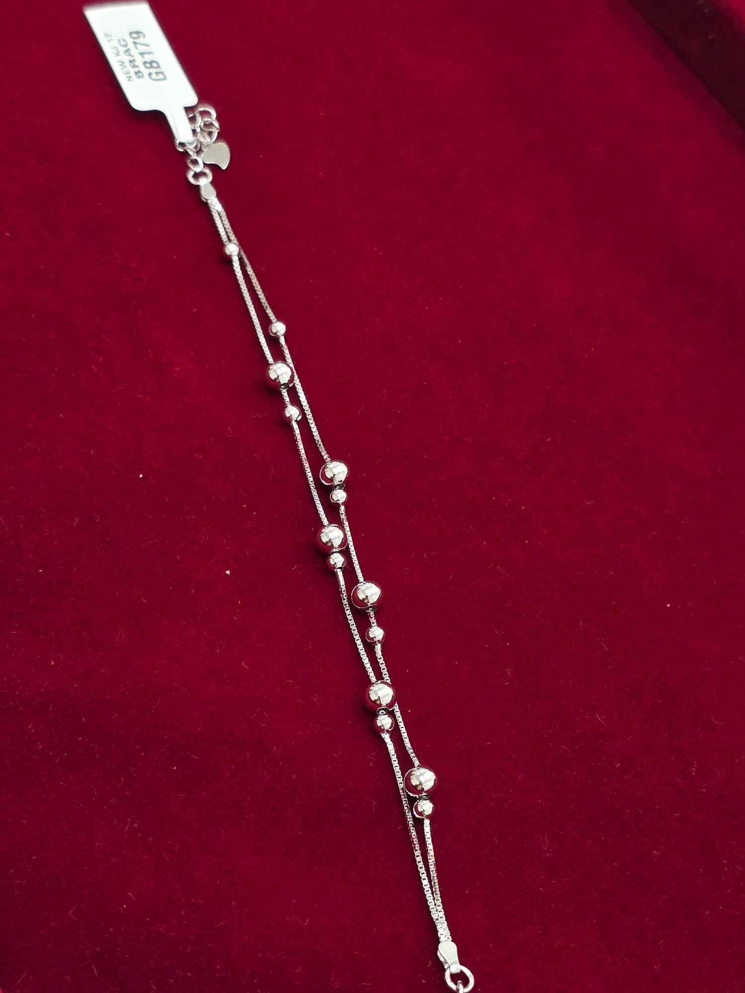 SILVER CHAIN BRACELET GB173