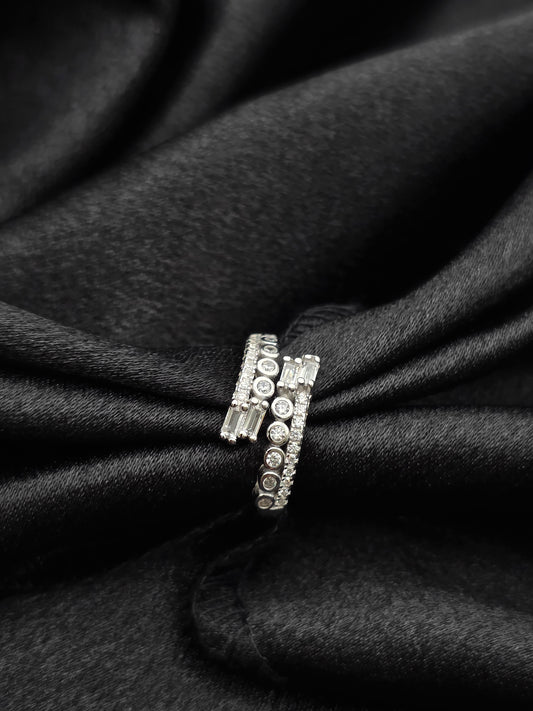 SILVER RING SIZE ADJ GR638