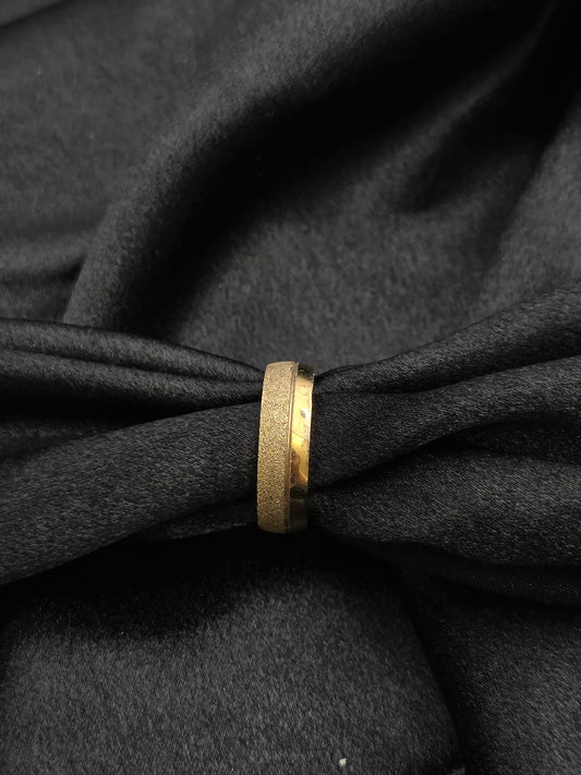 GOLDPLATED BAND SIZE 8 GR495