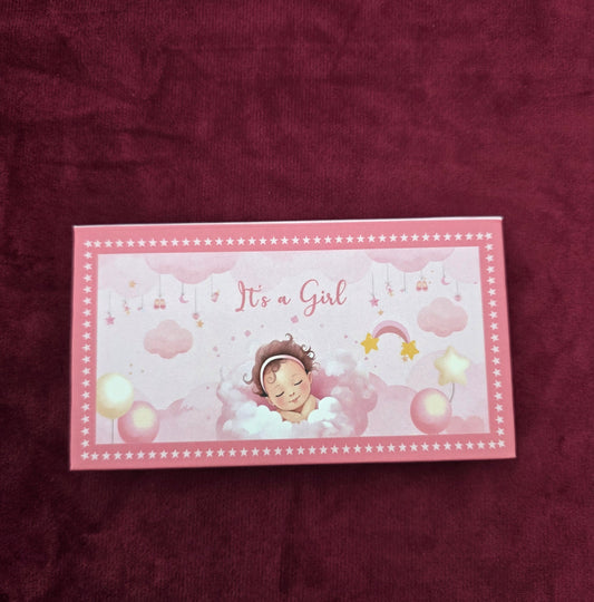 IT’S A GIRL BABY SHOWER PURE SILVER COIN