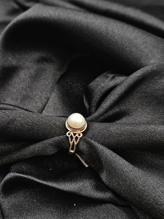 PEARL SILVER RING SIZE 11 GR311