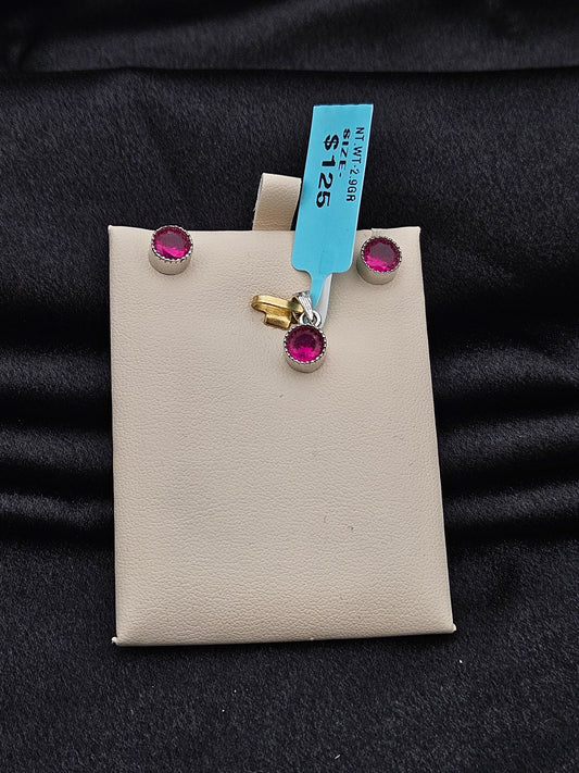 SILVER PENDANT SET PS017