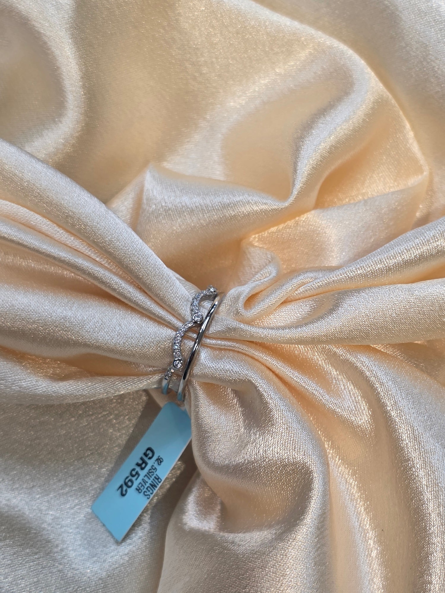 SILVER RING SIZE 10 GR592