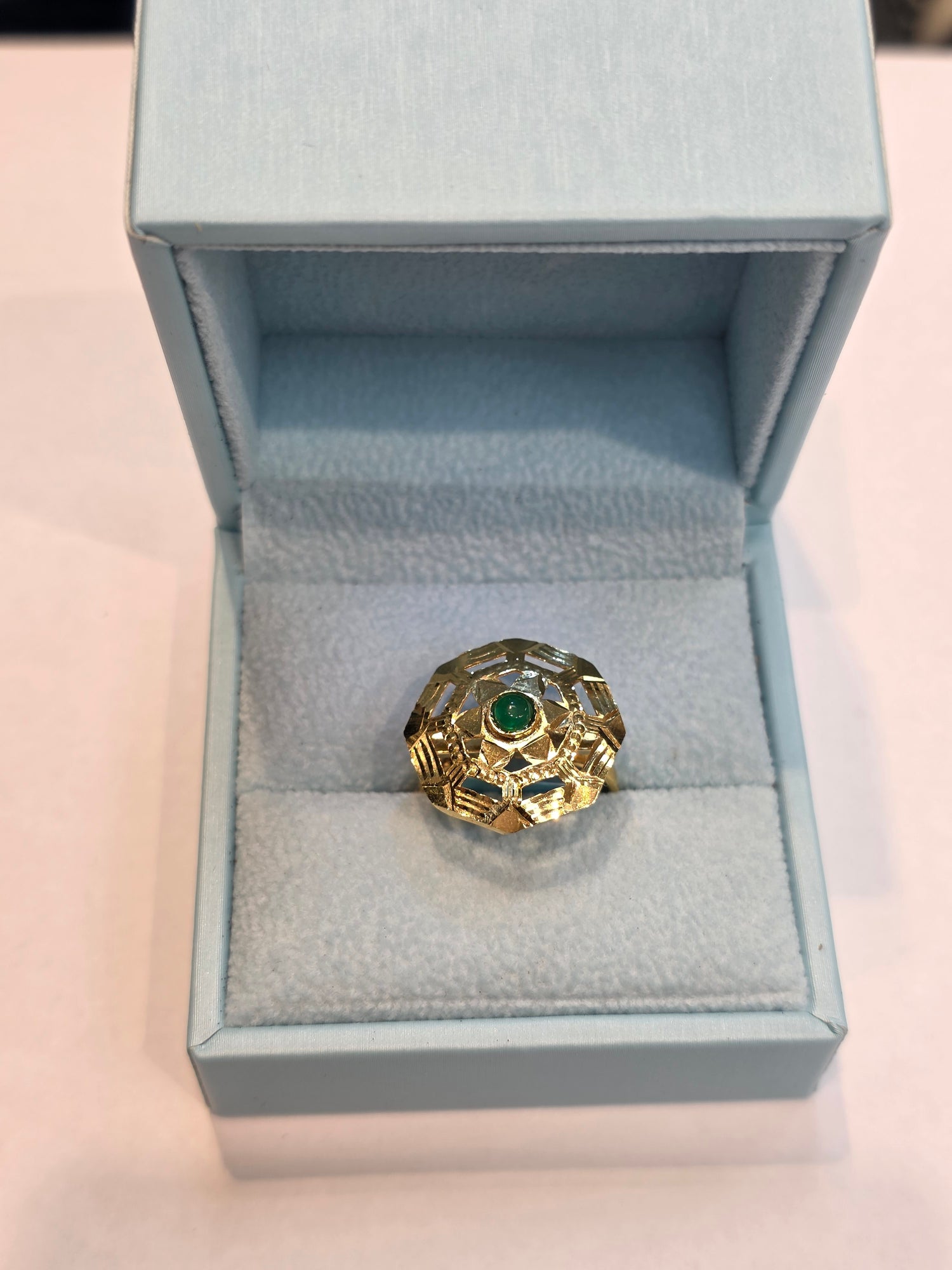 GOLD PLATED RING SIZE 7