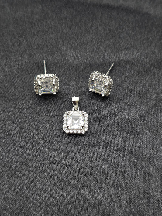 SILVER PENDANT SET PS059