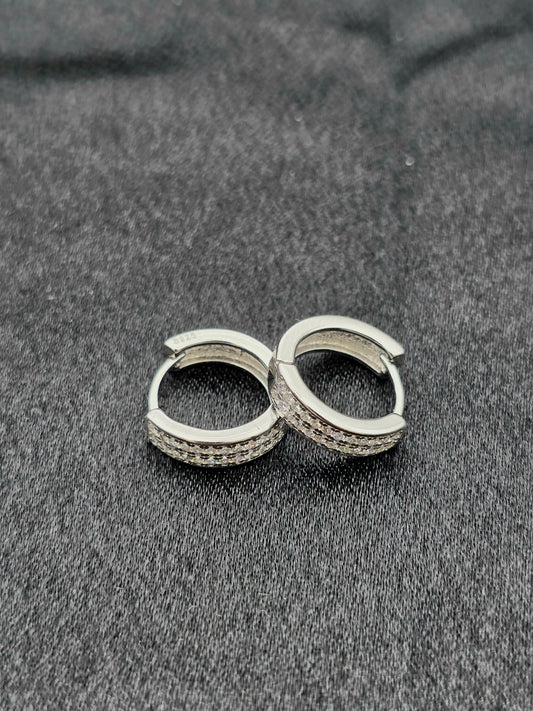 SILVER HOOPS GH153