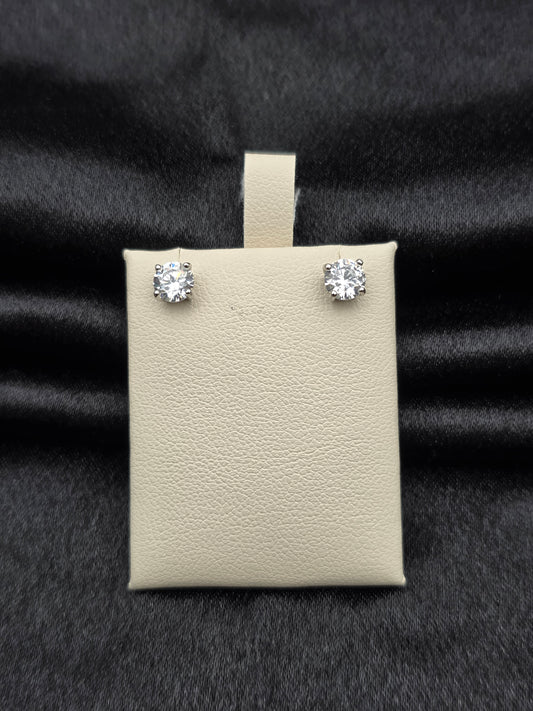 SILVER EAR STUDS GE455