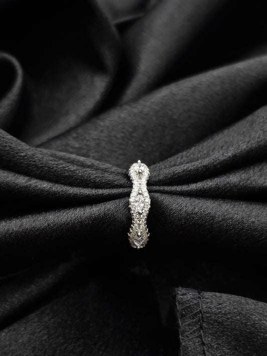 SILVER RING SIZE ADJ GR639