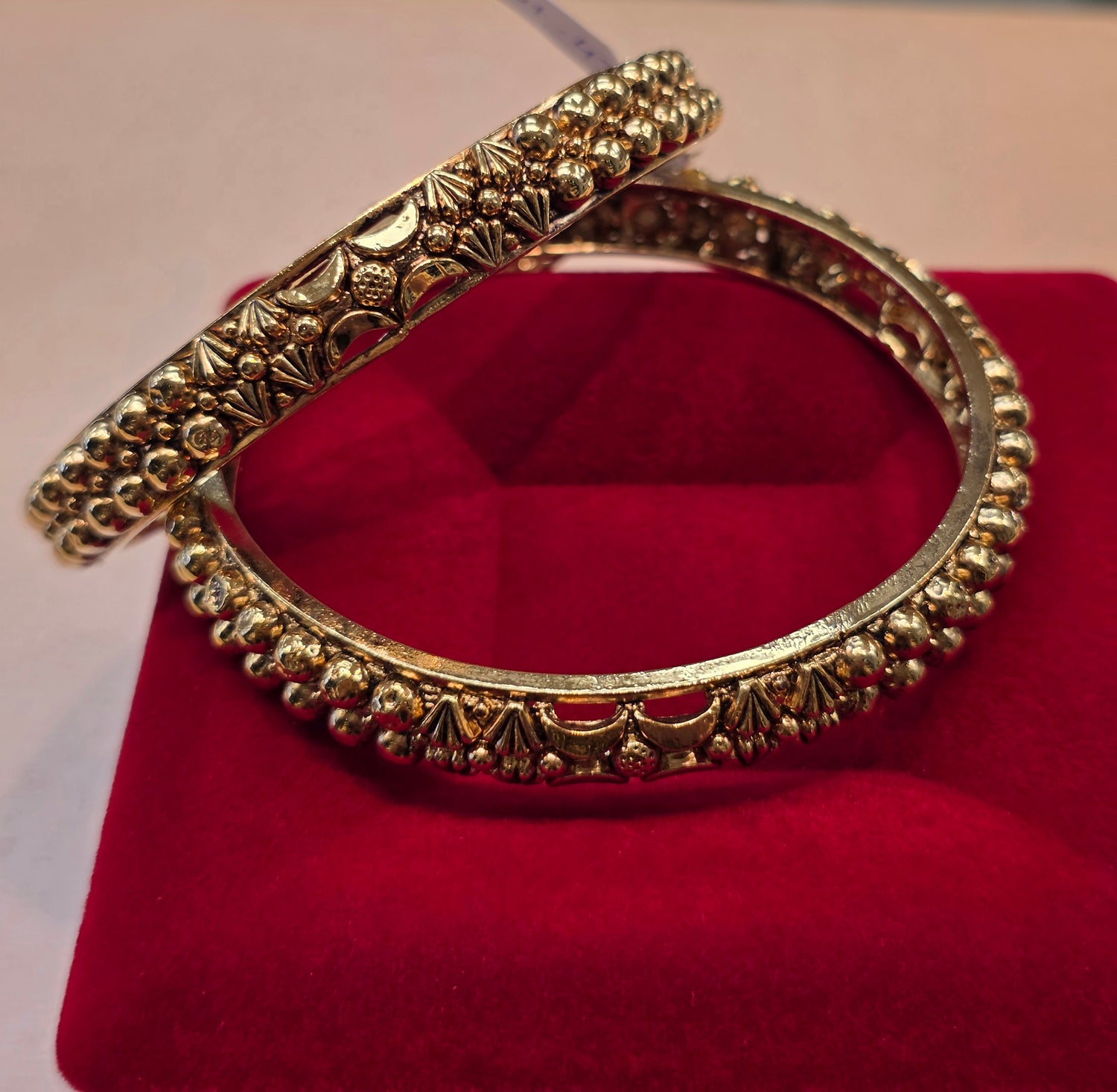 GOLD PLATED BANGLES SIZE 2.4 BG013