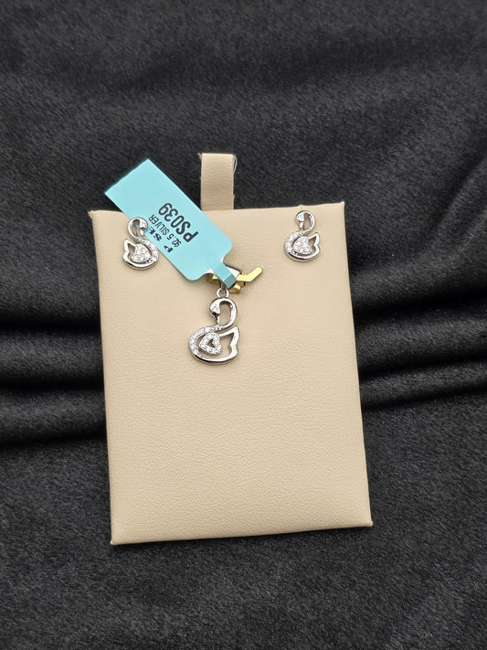 SILVER PENDANT SET PS039