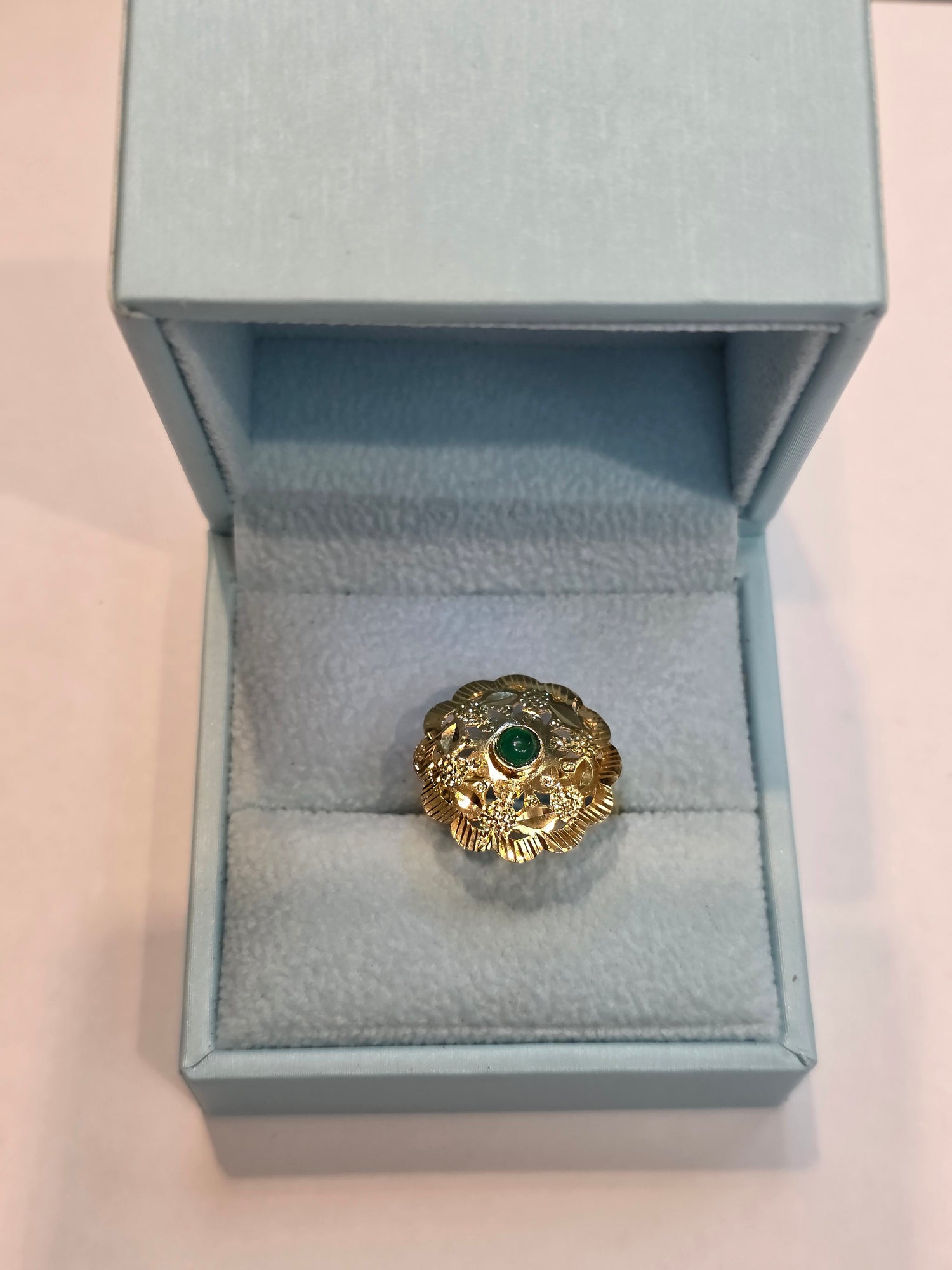GOLD PLATED RING SIZE 7
