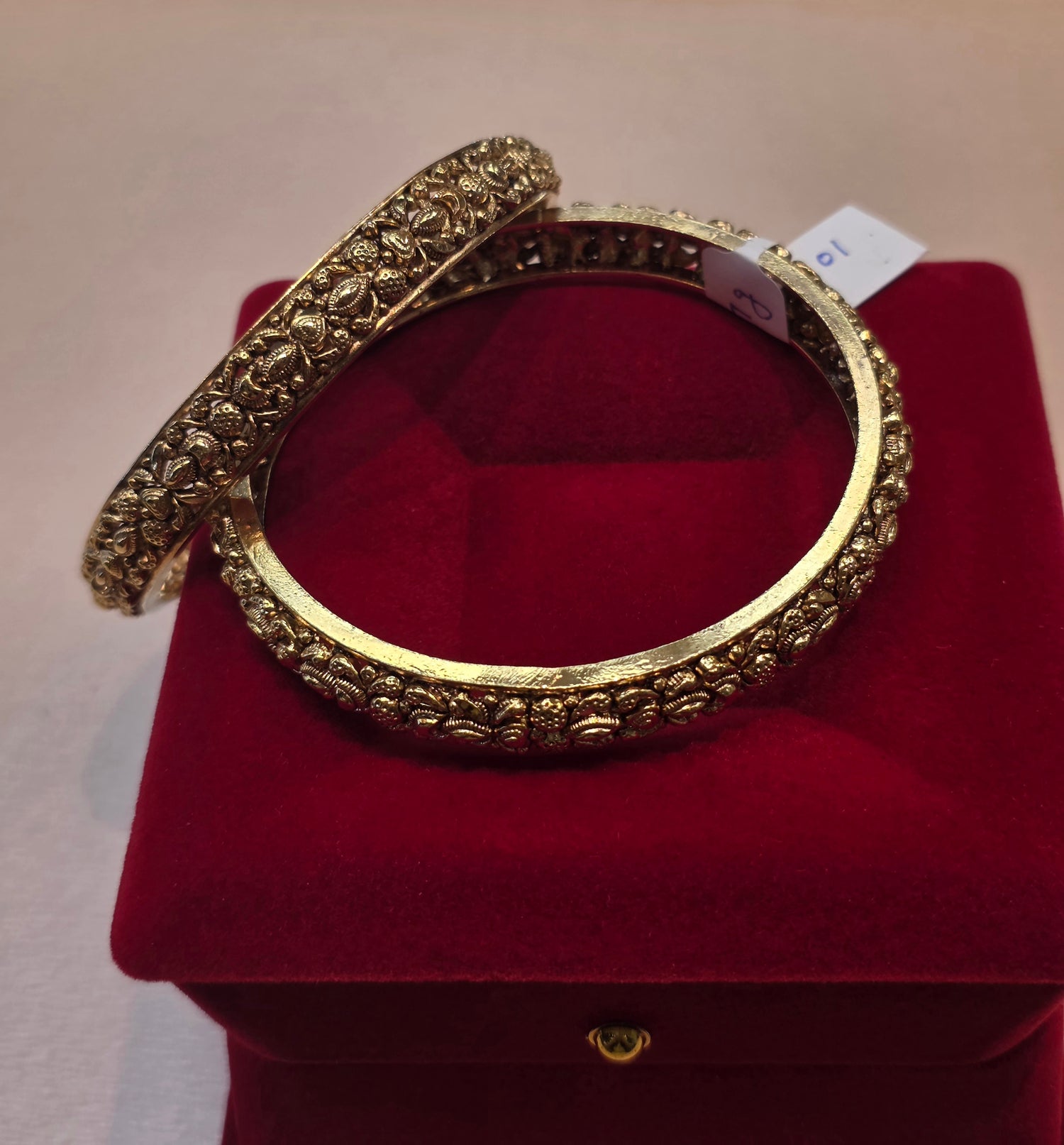 GOLD PLATED BANGLES SIZE 2.3  BG001